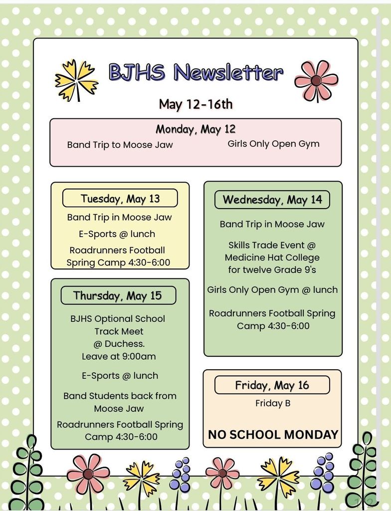 BJHS Newsletter
