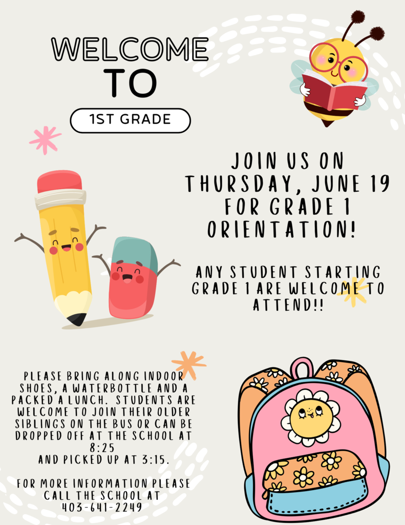 Grade 1 Orientation