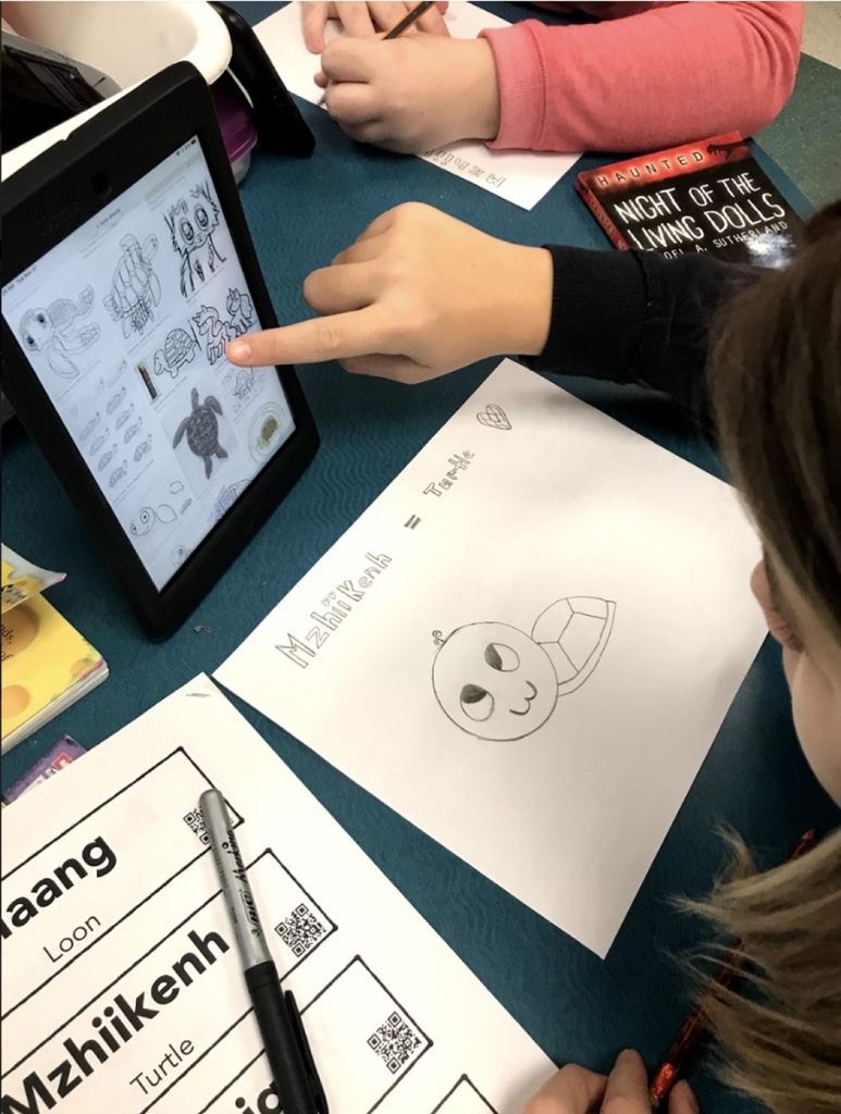 Indigenous languages being learned in the classroom