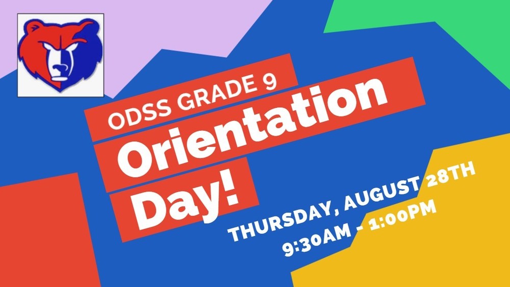 Grade 9 Orientation Day!