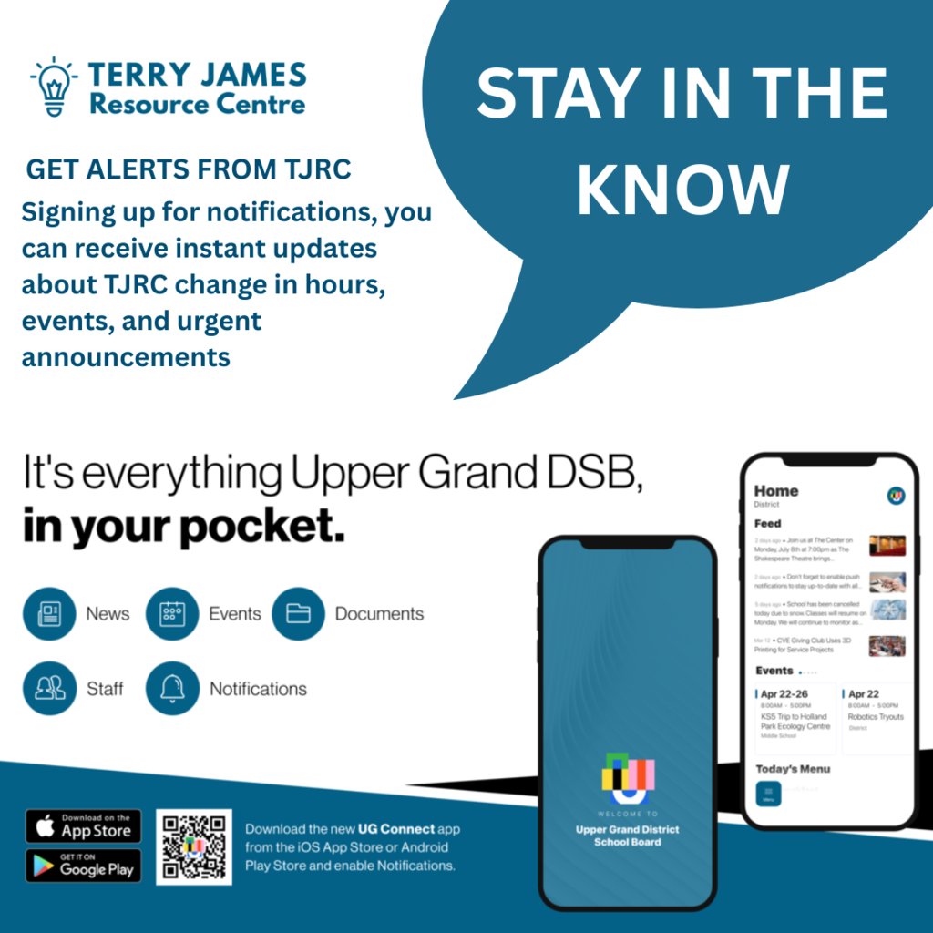Cell phone with image of UG connect app