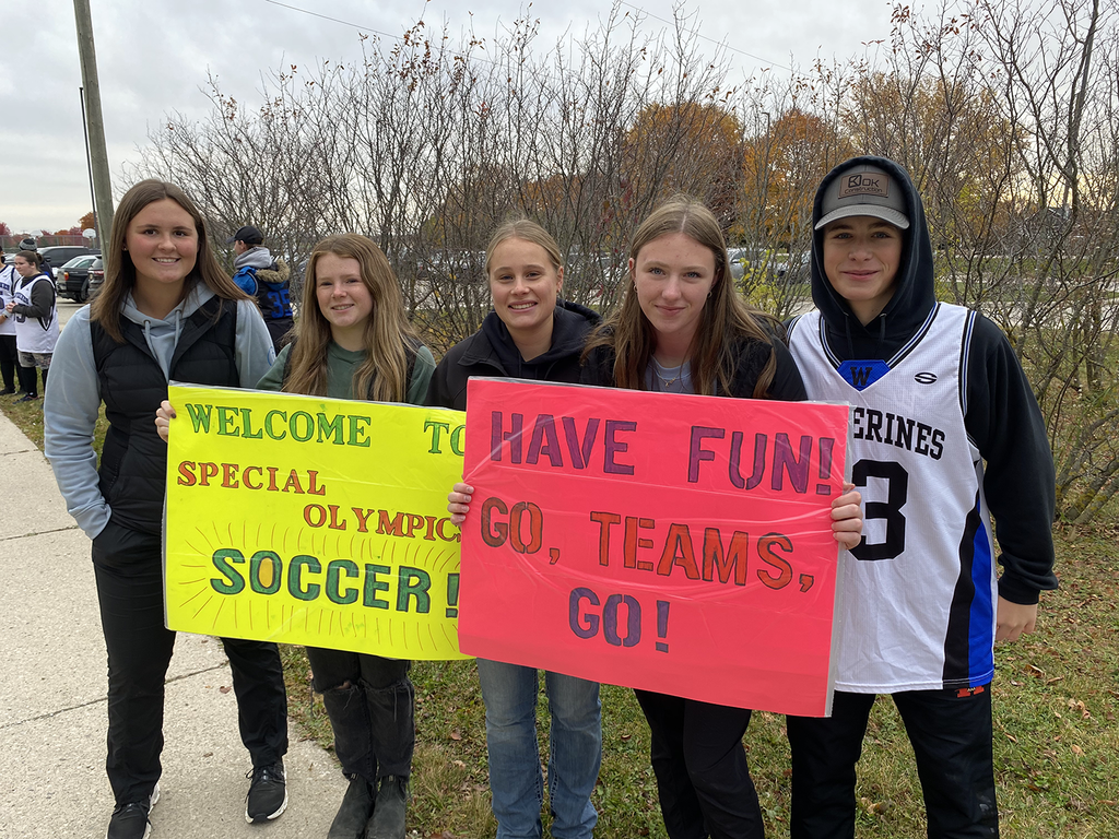 Students pictured outside of WHSS