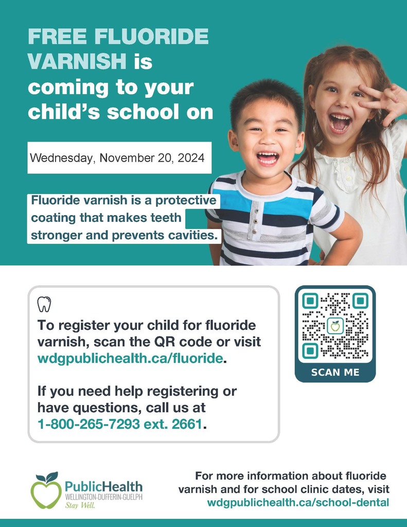 Fluoride Varnish Wednesday November 20th
